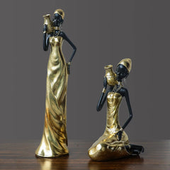Afrikanische Figur – Resin Vintage Design – Verschiedene Grössen