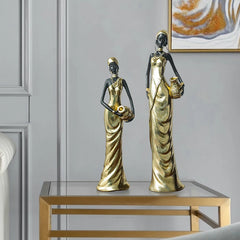 Afrikanische Figur – Resin Vintage Design – Verschiedene Grössen