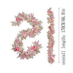 Ahornblatt Girlande – Elegante Herbstdeko – 1.8–7.3 m