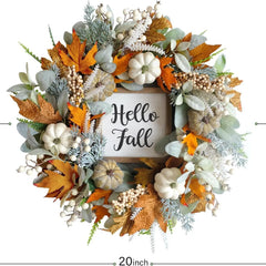 Ahornblatt Kranz – PVC Design – 45cm Rund