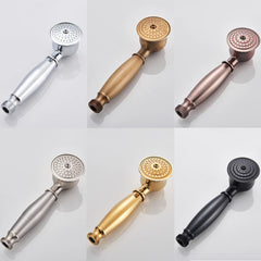 Antiker Bronze Duschkopf – Messing – Wassersparend