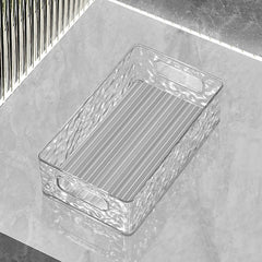 Aufbewahrungsbox – PET Gletscher-Design – Stapelbar, 25.5×15.3×7.3cm