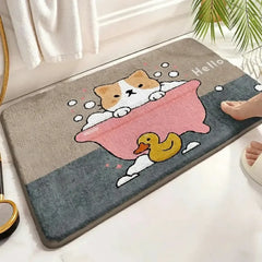 Multicolor Teppich aus Polyester mit Cartoon-Motiven im modernen Stil, Grösse: 60x90CM, Farbe: L-FYR-627