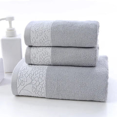 Bambus Handtuch Set – Weich Schnell-Trocken – 70x140cm, 32x72cmx2