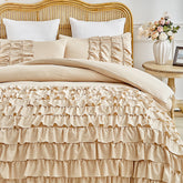 Bettwäsche-Set – Prinzessinnenstil Rüschen – Twin bis King