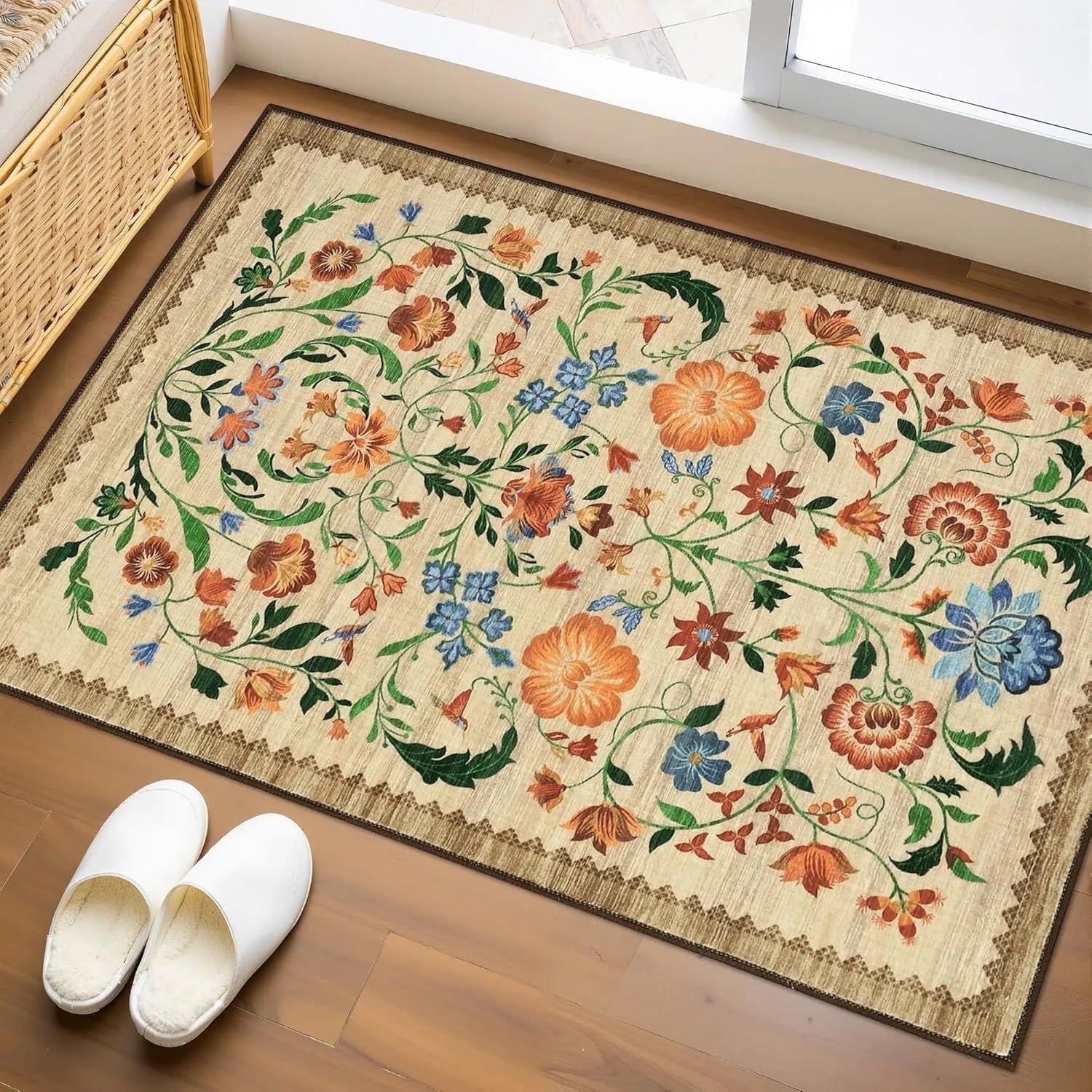 moderne polyester-blumenmatte in farbe 3 grössse 40x60 cm elegante wohnungseingangsdekoration