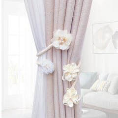 Blumenvorhang Raffhalter – Pastoral Baumwollmischung – 47cm