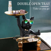 Bulldog Aufbewahrung – Resin Design für Schreibtisch