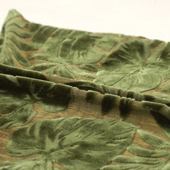 Chenille Kissenbezug – Tropisches Pflanzendesign – 450mm