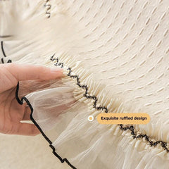 Chenille-Sofabezug aus 100% Polyester in Beige 90x90cm für Wohnzimmer