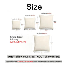 Dekokissenbezug mit Vogel- und Blumenstickerei auf Polyester, Farbe: 1, Grösse: 45x45cm, ideal für Zuhause