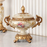 Dekorative Harzvase - Vintage-Stil - 30x21x28cm