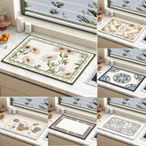 Moderne graue Diatom-Matte aus Diatomit, Grösse 40x60 cm, für die Küche