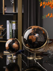 Drehbarer Metallglobus – Modernes Design für Zuhause & Büro