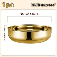 Edelstahl-Schüssel – Rundes Design – Leicht zu Reinigen