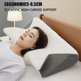 Ergonomisches Nackenkissen – Memory Foam, Duale Höhen