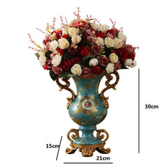 europäische Harzvase 30x20 cm in Farbe A für das Wohnzimmer