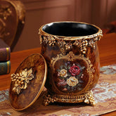 Europäischer Aufbewahrungskorb – Harz Schnitzdesign Couchtisch