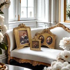 Europäischer Rahmen – Retro-Design aus Harz – Wanddeko