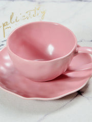 Europäisches Gold-Keramik-Kaffeeset – Elegantes Design 200ml