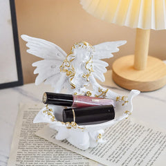 Feen-Skulptur – Handgefertigte Figur aus Harz – Raumdekoration