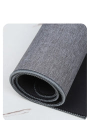 Gaming Mousepad in dunkelgrau aus Baumwolle und Leinen, 900x450x4MM