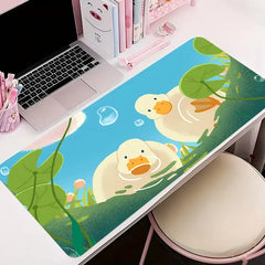 Rechteckiges Gaming-Schreibtischunterlage aus Gummi mit Cartoon-Muster, Farbe: MM1780(9), Grösse: 900x400x2 mm, wasserfest und anti-rutsch