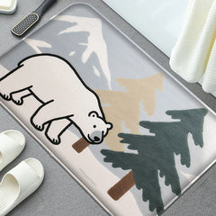 Gelbe Ente Badezimmermatte – Modernes Gummidesign – 60x90cm