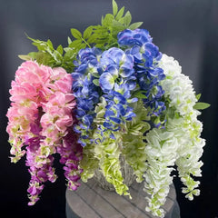 Glyzinienblüten – Seiden-Design – Innen-Dekor