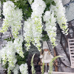 Glyzinienblüten – Seiden-Design – Innen-Dekor