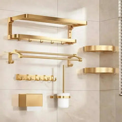 Gold Handtuchhalter – Aluminium Design – 60cm Badezimmer