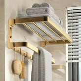 Gold Handtuchhalter – Aluminium Design – 60cm Badezimmer