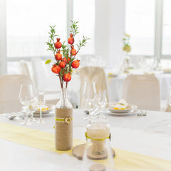 Granatapfelzweig Deko – Seide & Schaum – 60 cm für Innen