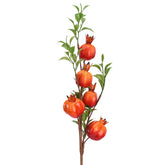 Granatapfelzweig Deko – Seide & Schaum – 60 cm für Innen