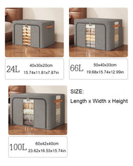 Grosser Kleiderkorb - Moderner Polyester - 100L Stauraum