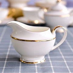 15-teiliges Bone China Kaffeeset – Elegantes Western-Design