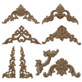 Holzapplikation geschnitzt – Retro-Nostalgie – Versch. Grössen