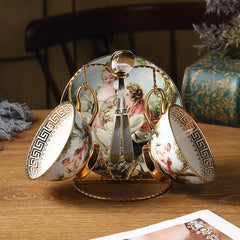 Kaffeetassen-Set - Vintage Feinporzellan - Luxusdesign