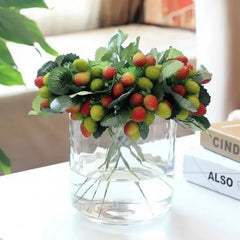 Künstliche Erdbeeren – Elegantes Design – 20cm Innenbereich