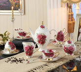 Bone China Kaffee Set – Vintage Eleganz – Multi-Grösse