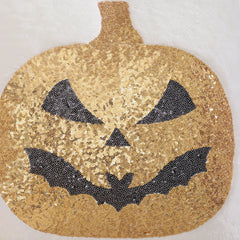 Halloween Deko-Kissenbezug – Paillettenstickerei – 450mm