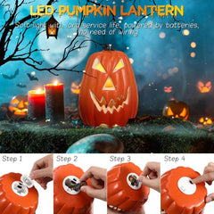 Halloween LED Kürbislampen – Festliche Deko – Veranda