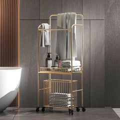 Handtuchhalter Regal – Leichter Luxus Metall