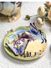 Hängende Keramikvase – Pastoralstil – Organisches Material