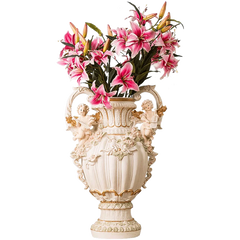 Luxus-Resin-Vase – Europäisches Design Gross