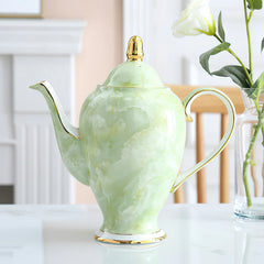 Nordisches Teekannenset – Keramik Handmade mit Goldeinlage