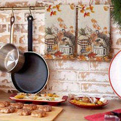 Herbst Geschirrtücher – Mikrofaser Design – 40x60cm Set