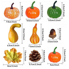 Herbstdeko-Set – PVC-Design – Vielseitig Einsetzbar