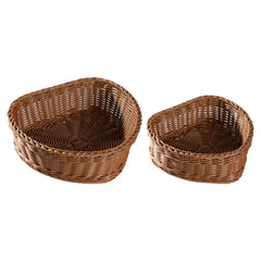 Herzkorb – Imitation Rattan – Esszimmer Deko