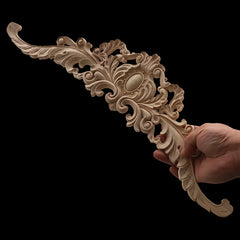 Holzapplikationen – Vintage Schnitzerei – Europäischer Stil